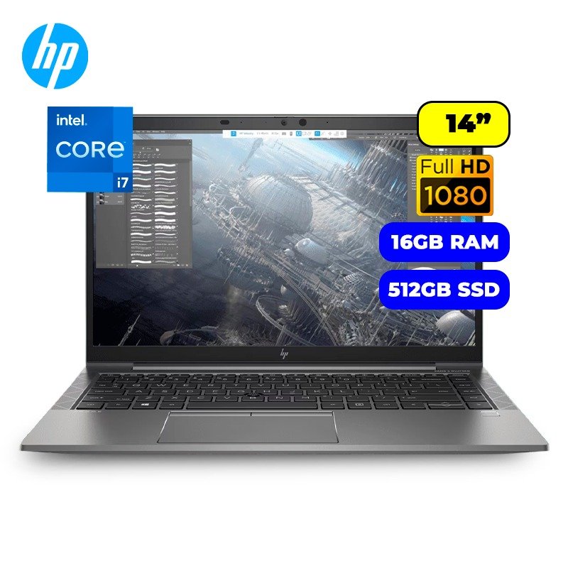 Laptop HP ZBook Firefly 14 G8 Intel Core i7 1165G7 Ram 16GB Disco 512GB SSD 14" FHD Windows 11